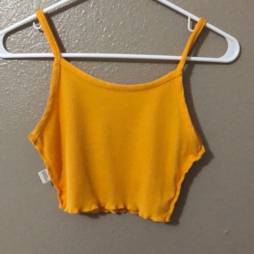 Yellow Crop Top